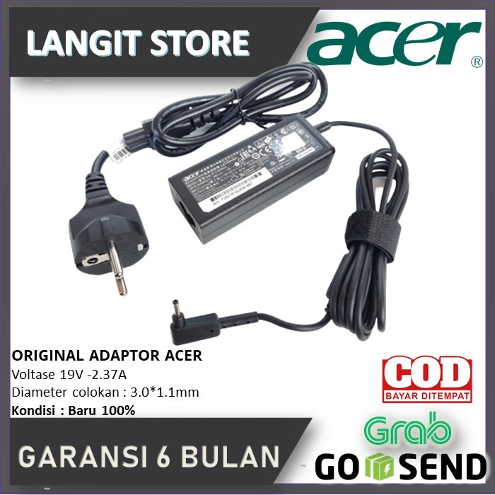 Charger Adaptor Acer Swift 3 , Swift 5 19V 3.42A ACER EMBOS ORIGINAL