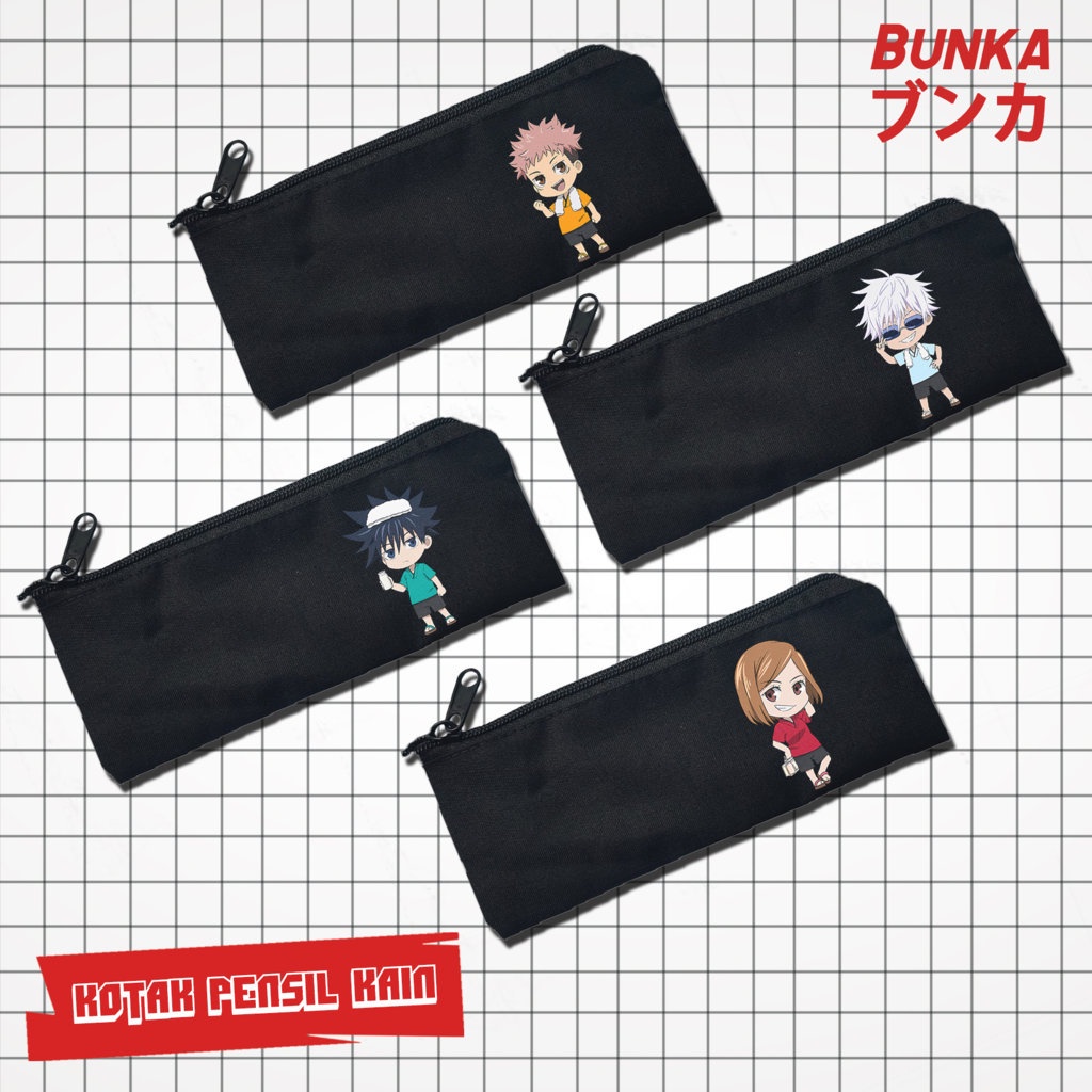 

Pouch Tempat Pensil Anime Jujutsu Kaisen Summer Murah Bahan Kain Souvenir Pernikahan Bisa Bayar Ditempat cod