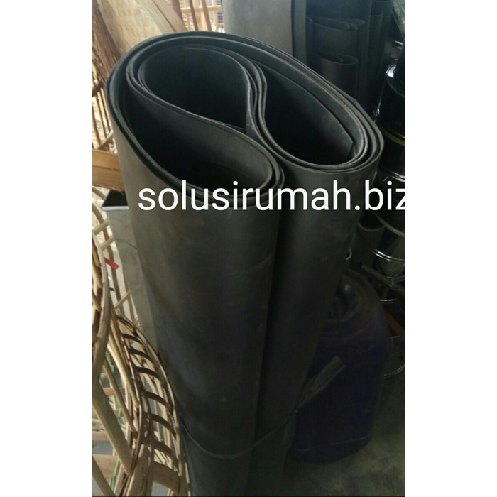 :=:=:=:=] TIKAR KARET SPON TIPIS 185*122CM HITAM TALANG YOGAMAT TIPIS MURAH