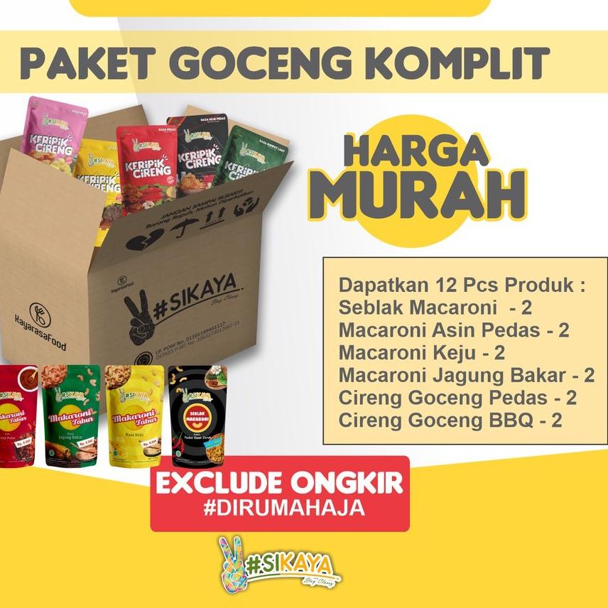 

✹ Paket Goceng Komplit PSBB (Promo Saat Butuh Berhemat)-Sikaya ✾