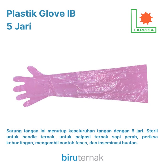Terlaris Plastik Glove Inseminasi Buatan 5 Jari Larissa