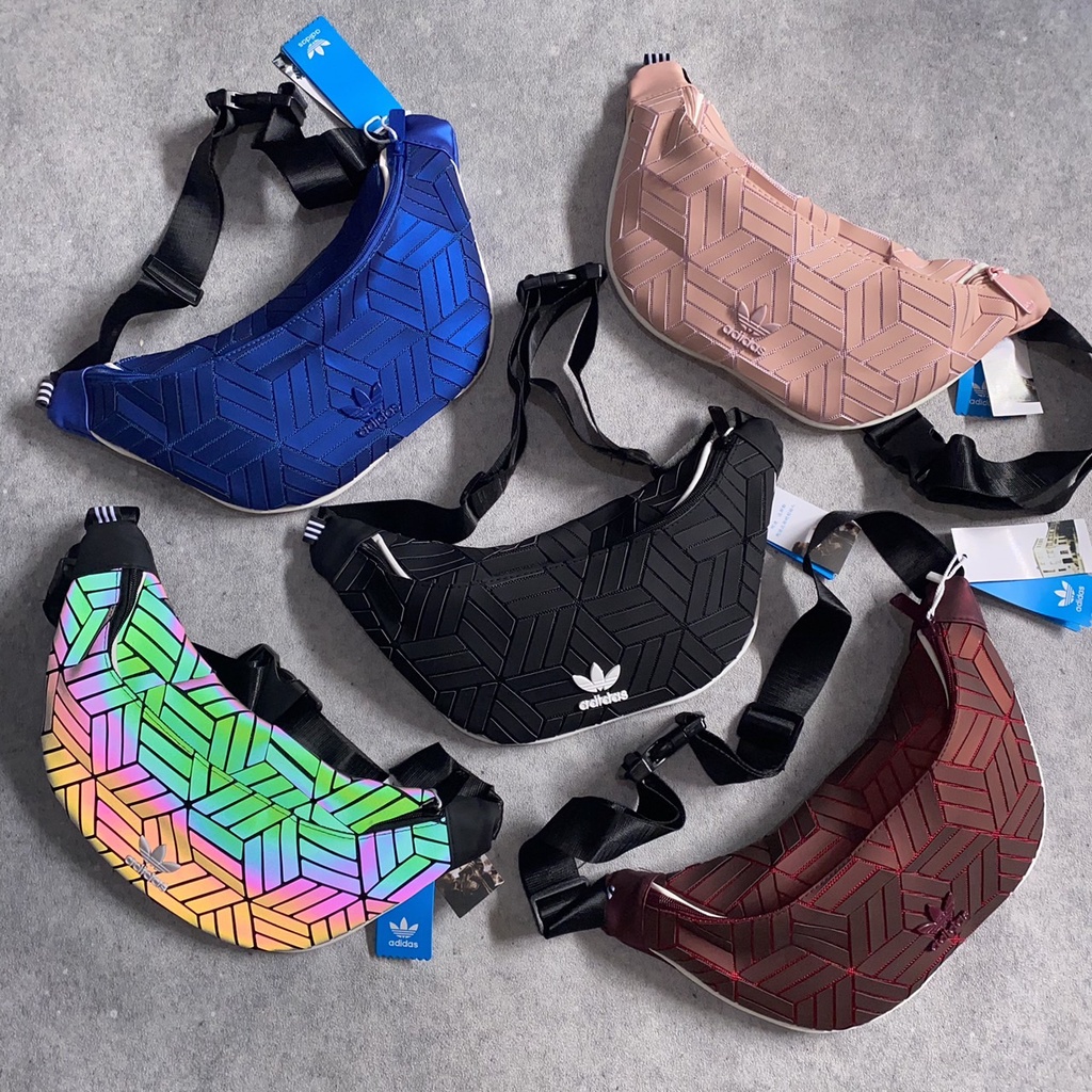 Adidas Waistbag issey miyake reflective New Pattern