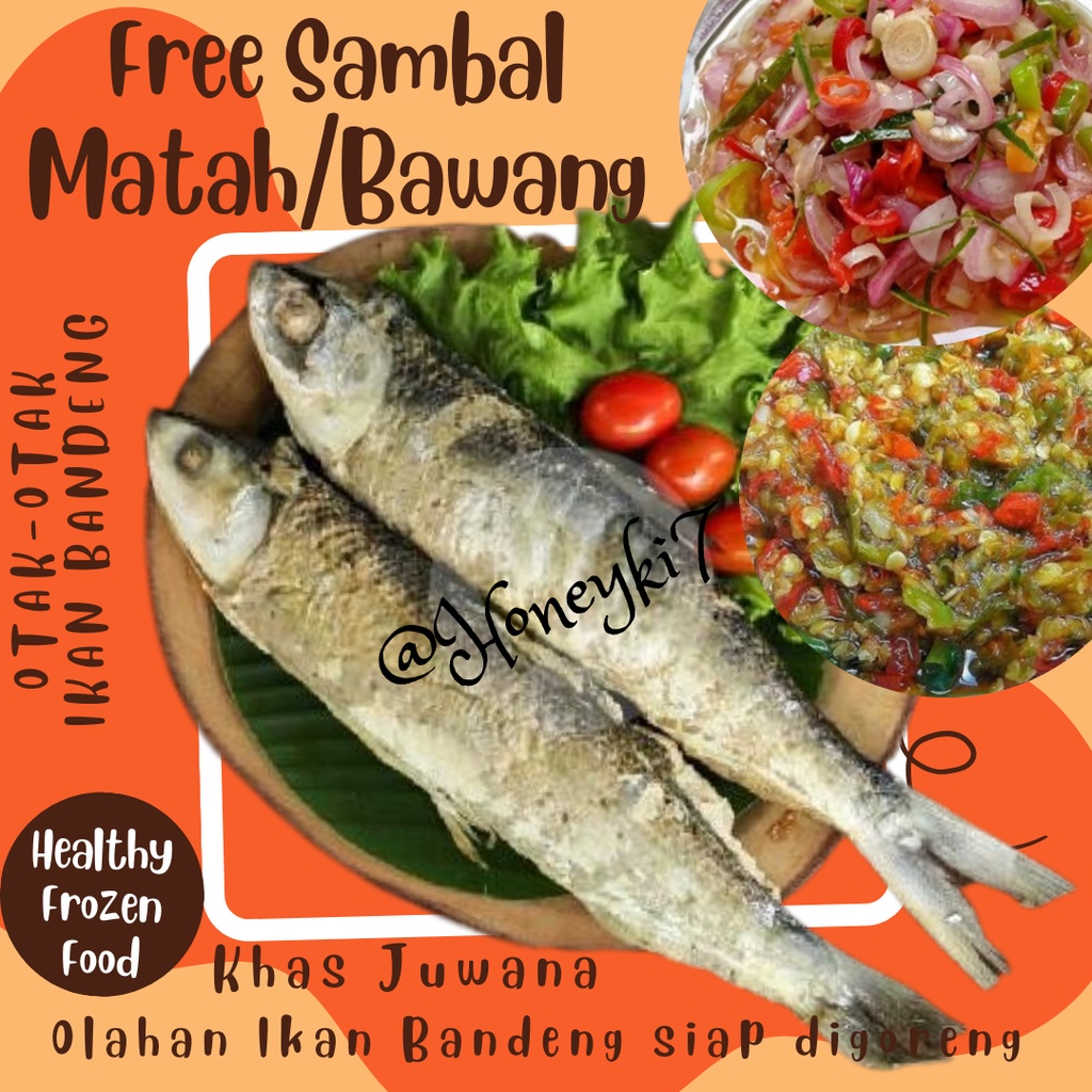 

Otak-Otak Ikan Bandeng Asli Juwana 1 Pack Isi 2 Free Sambal Matah/Bawang