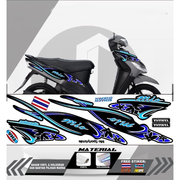 STIKER STRIPING YAMAHA MIO SPORTY striping MIO SPORTY DECAL MIO SPORTY