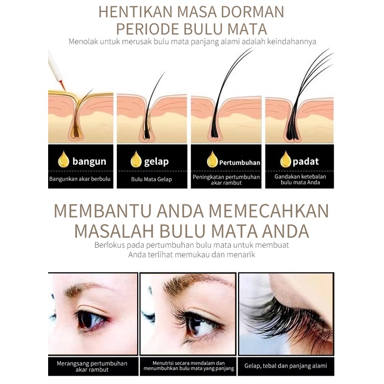 Perawatan Pertumbuhan Bulu Mata Herbal Serum Cair Enhancer Kuat Lash mata lebih panjang tebal Serum Penumbuh Dan Bulu Mata -Serum Bulu Mata