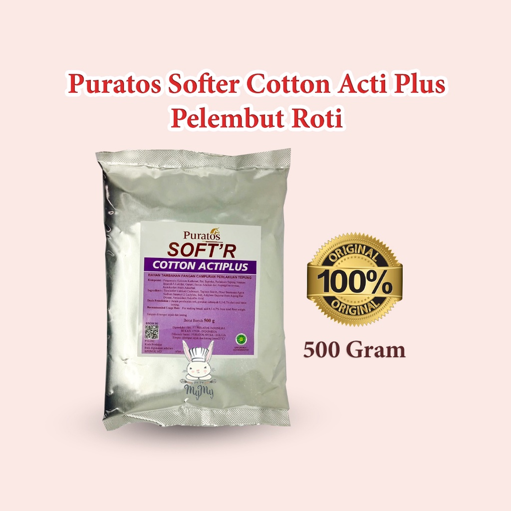 

Puratos Softer Cotton Acti Plus Pelembut Roti 500 Gram