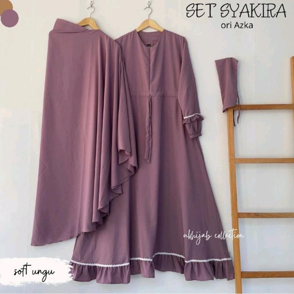 HARGA SPESIAL Gamis set hijab syakira gamis set hijab plus cadar