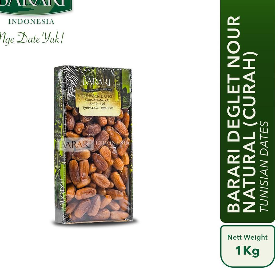 

➤ Kurma Barari Deglet Nour Natural (Curah) 1Kg Tunisia ♚
