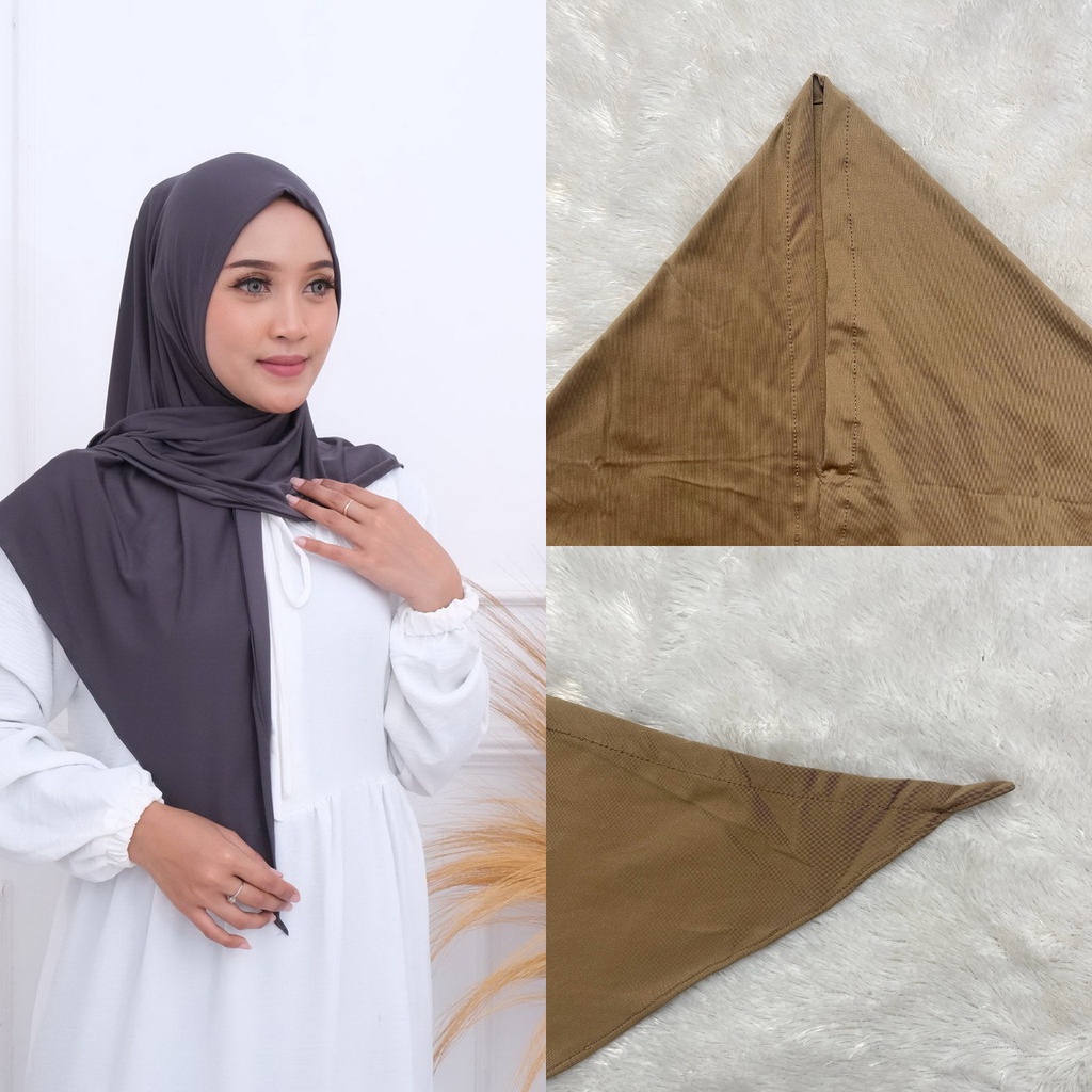 Hijab Segitiga Instan Jersey Premium