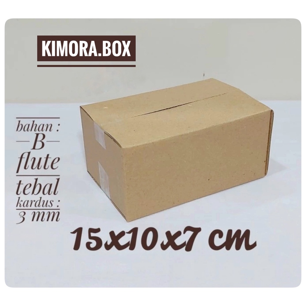 

Kardus karton uk. 15x10x7 cm Kotak Box ST untuk packing Souvenir