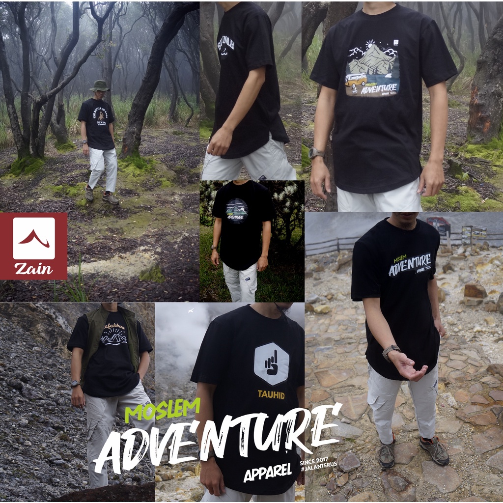 Kaos Dakwah Muslim Adventure -  KZ57 - ZAIN