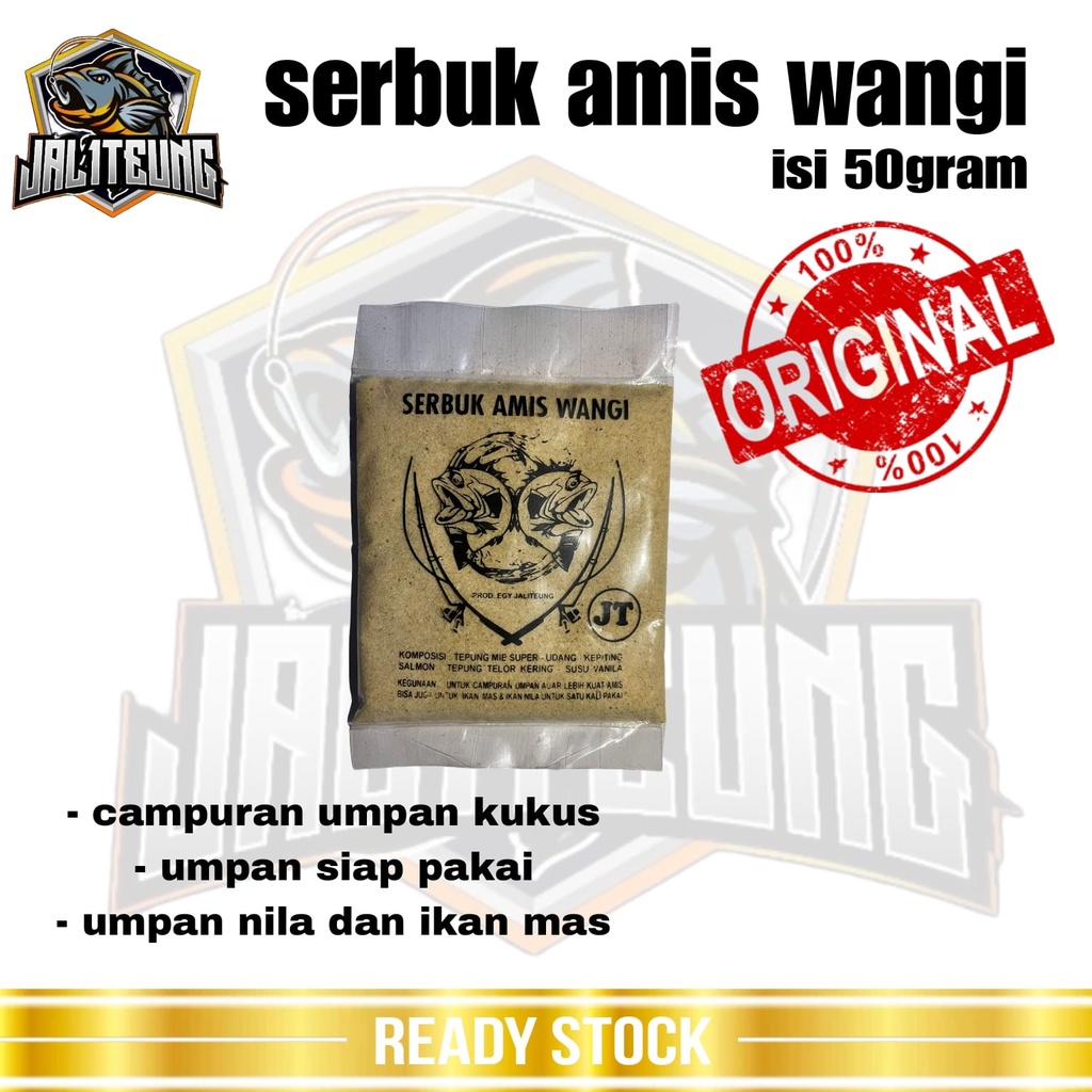 SERBUK UMPAN AMIS WANGI JALITEUNG ISI 50GRAM