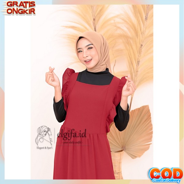Baju Muslim Wanita Dewasa Gsmis Cewek Import Premium Gamis Lebaran Bju Muslimah Perempuan Mewah Eleg