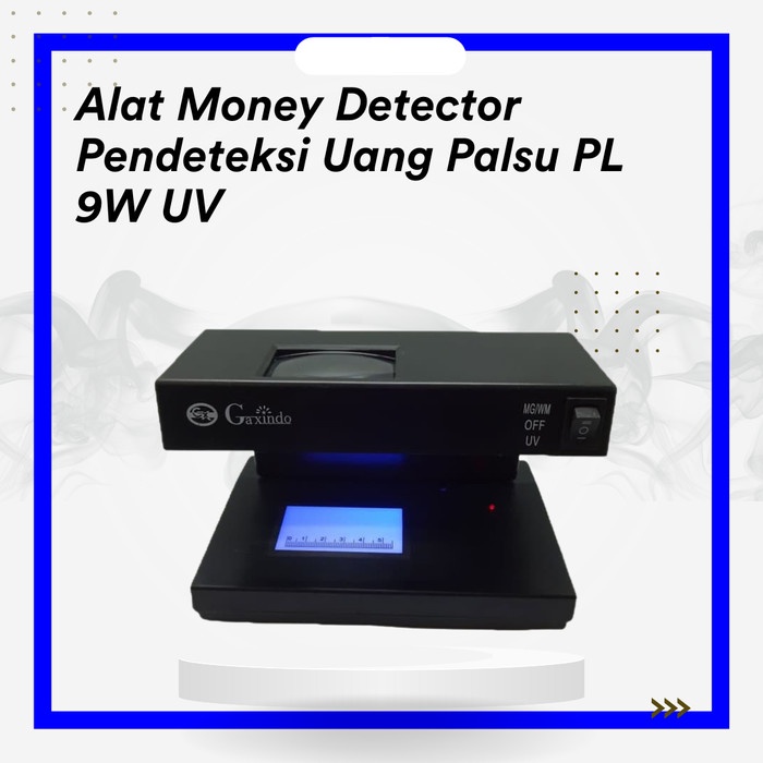 @@@@] Alat Money Detector Pendeteksi Uang Palsu PL 9W UV