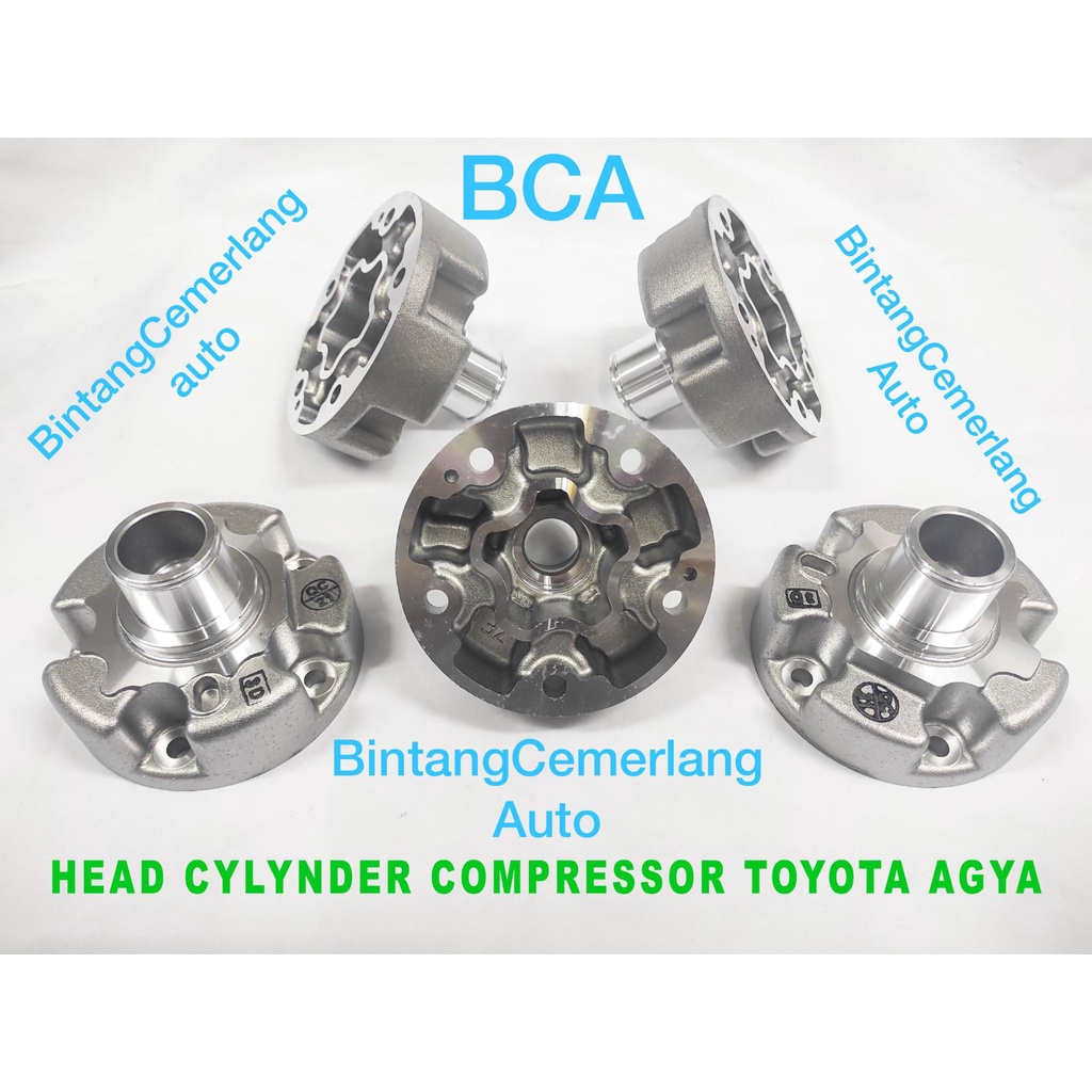 HEAD COMPRESSOR KEPALA KOMPRESOR AC Mobil AGYA AYLA 1000 1.0 CC