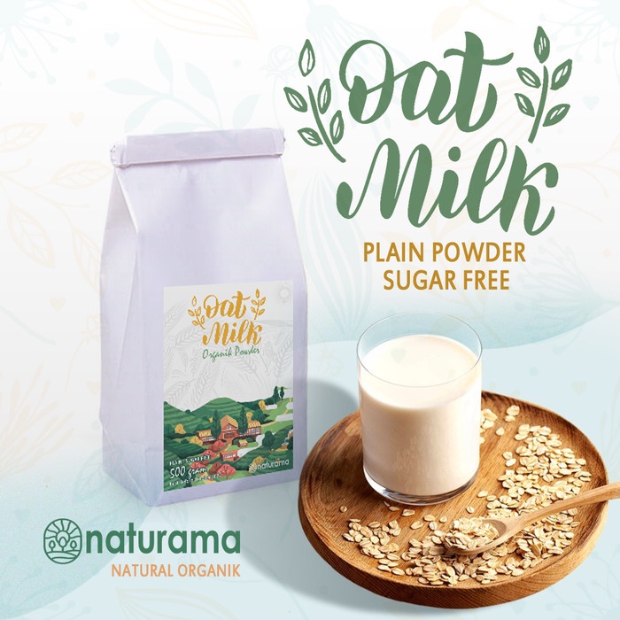 

[Ready Stock] Oat Milk Powder 500 Gram Bubuk Oat Organik tanpa gula