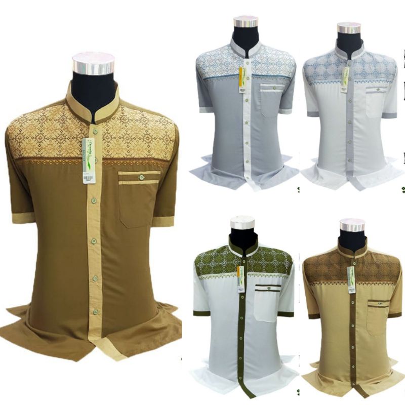 Baju Koko Dewasa Lengan Pendek Koko Al Mulk Premium Koko Az Zahir Koko Baju
