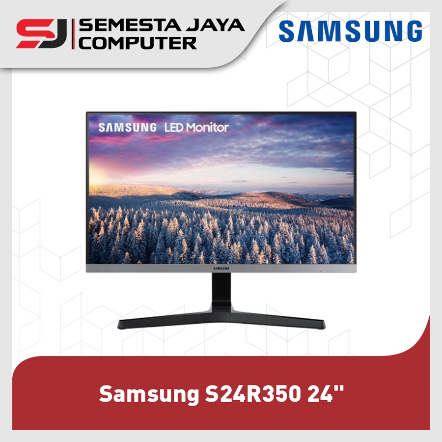 Monitor LED Samsung S24R350 24&quot; IPS 75hz HDMI VGA FreeSync