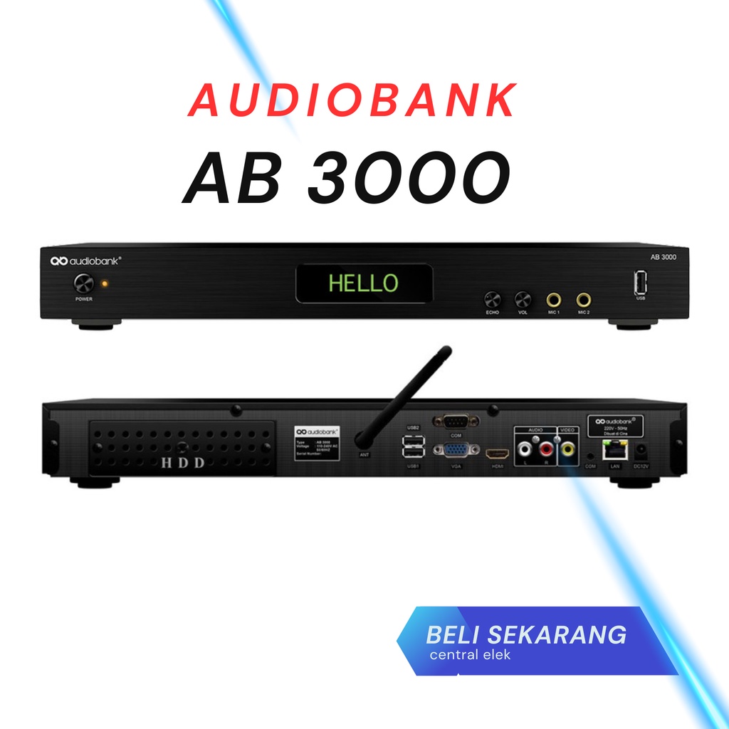 Audiobank AB3000 karaoke player multichannel