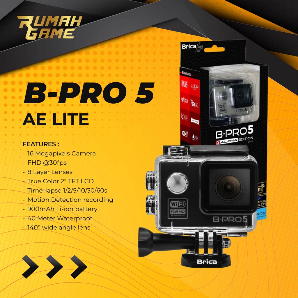 Brica B Pro 5 Alpha Edition Lite - AE Lite - Hitam