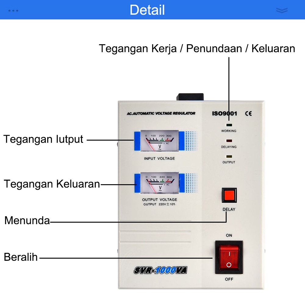 stabilizer digital COOFARI SVR-500va/1000va/1500va/2000va/3000va/5000va automatic voltage regulator