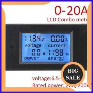 tools DC 20A 6.5-100V 4 in 1 Voltmeter Amperemeter Watt meter Energy meter 1F3BZ3