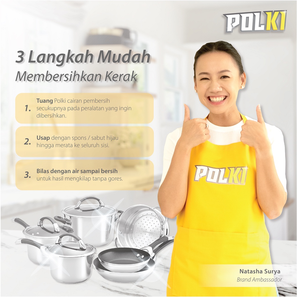 POLKI Paket Pembersih Kamar Mandi