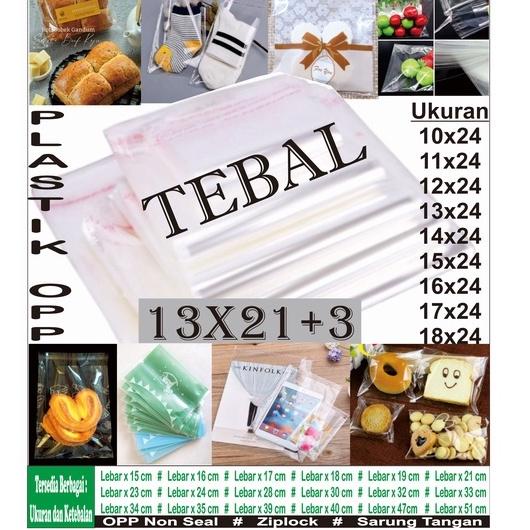 

Toko Spesial PLASTIK OPP LEM TEBAL 13X21+3 ISI 100 PCS