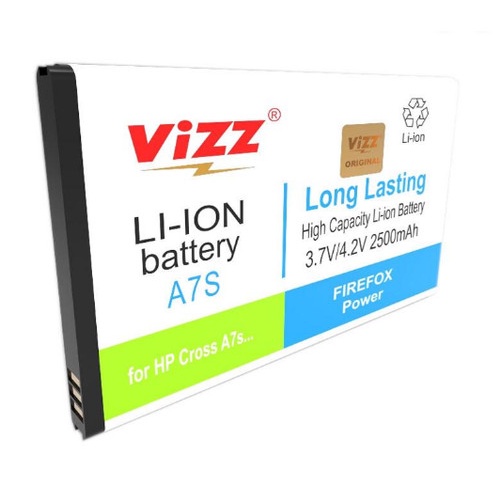 Battery Batre Baterai Vizz Evercoss A7S Double Power Original