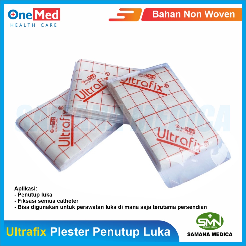 Ultrafix Plester 5x100cm (1 PCS) ONEMED Plester Penutup Luka P3K Non Woven Promo