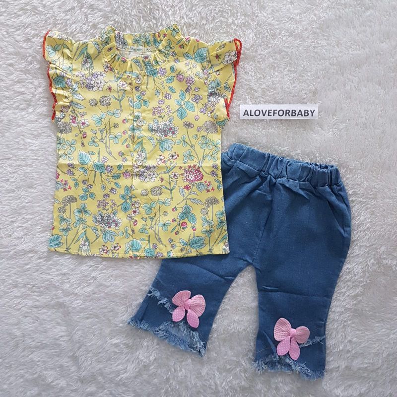 Baju Anak perempuan adelle pants set