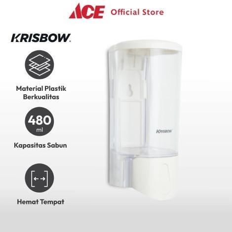 ACE - Krisbow 480 Ml Dispenser Sabun Cair - Putih