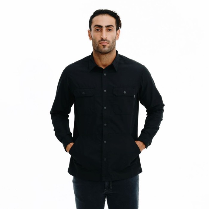 Eiger Gravel 20 X28 & Eiger Spindle Shirt Black Size M Kemeja Original