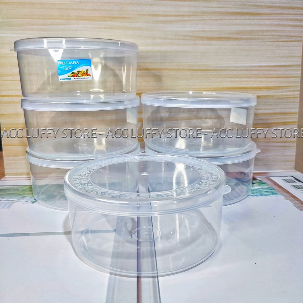 6 Pcs Toples Kue Lebaran -Toples Nastar - Kotak Kue Kering - Toples Plastik Lusinan Murah - Toples P
