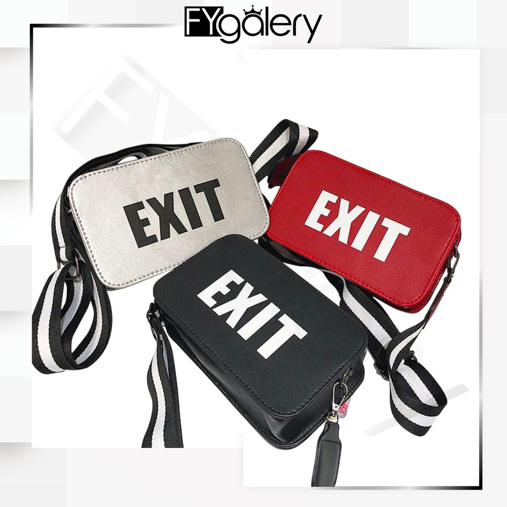 FYGALERY FYG1266 TAS SELEMPANG MINI EXIT TAS IMPOR TAS STYLE KOREA SLING BAG TAS MURAH