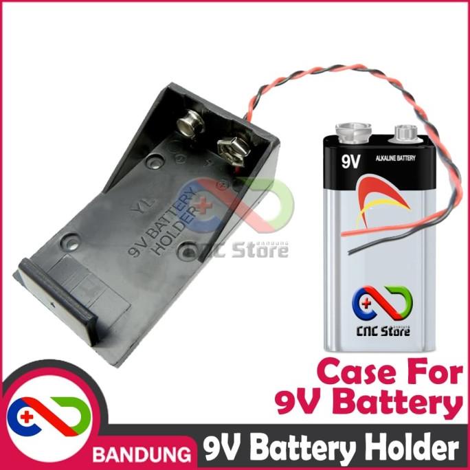 [CNC] TEMPAT CASE BATERAI HOLDER 9V SOCKET BATERAI 9V BATTERY BOX 9V cncst00 Diminati Banget