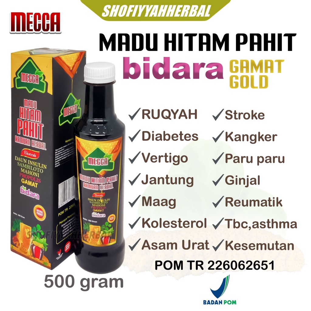 

Madu Hitam Pahit Untuk Diabetes 500 Gram