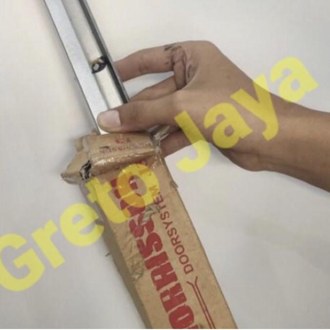 ➳ ( J3 Horrisson ) Rel pintu Geser tarik Samping Sliding Sleding Ril Horison A3 J 3 A 3 Horrison Hor