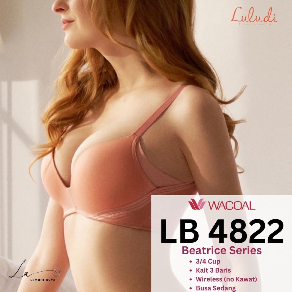 Luludi Beatrice Feel Free Wireless 3/4 Cup Bra LB 4822