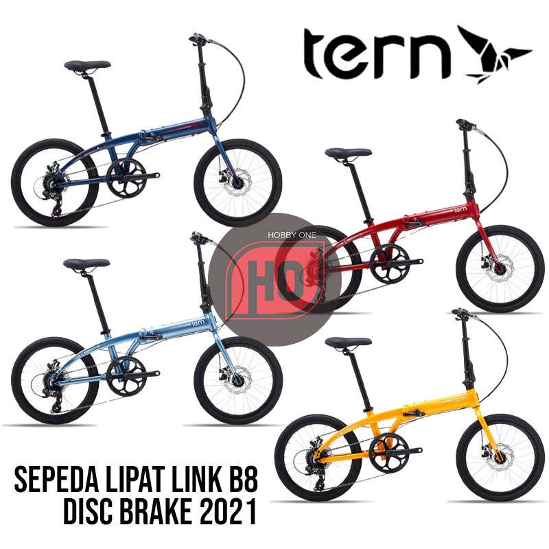 TERN LINK B8 Folding Bike Disc Brake - Sepeda Lipat
