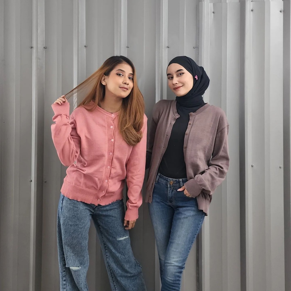 [CYC | COD] Outwear Uniklo Outer | Rajut Cardigan Wanita Trendy Murah