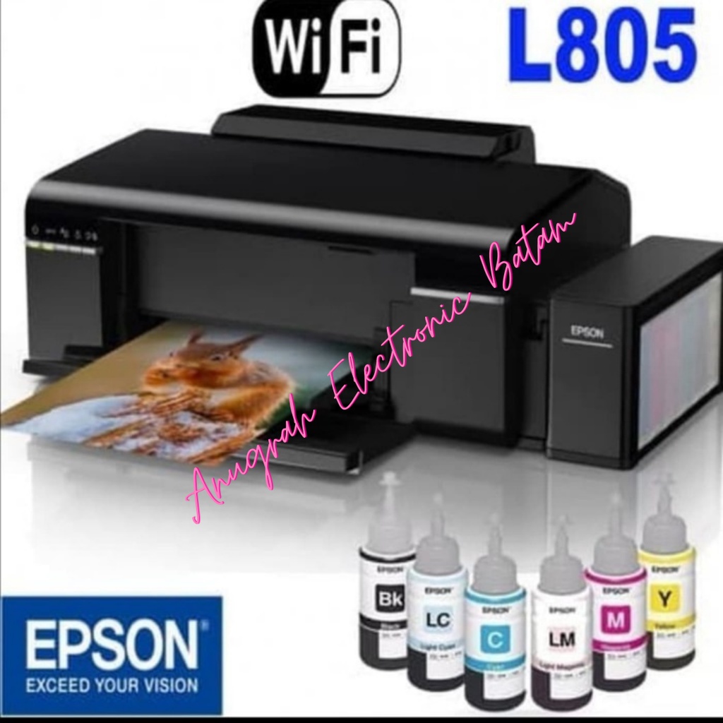 PRINTER EPSON Inkjet L805 L 805 Wifi Printer Photo BATAM