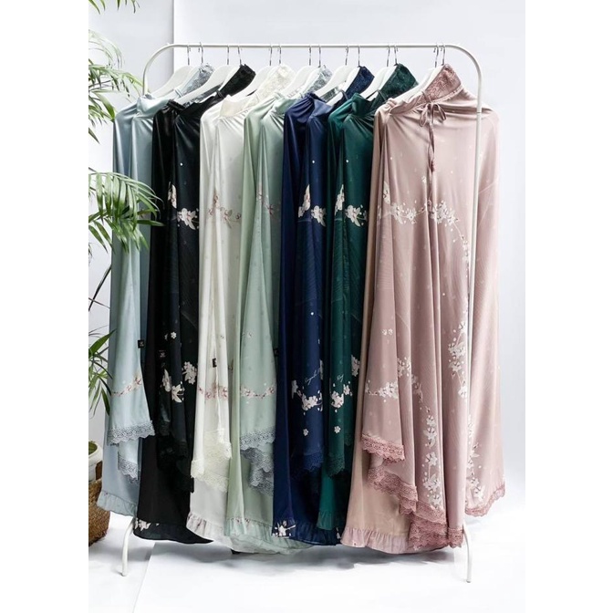 Mukena Royale Premium Silk Ameena, Raya, Rose, Zeta, Maiza , Zara 5D