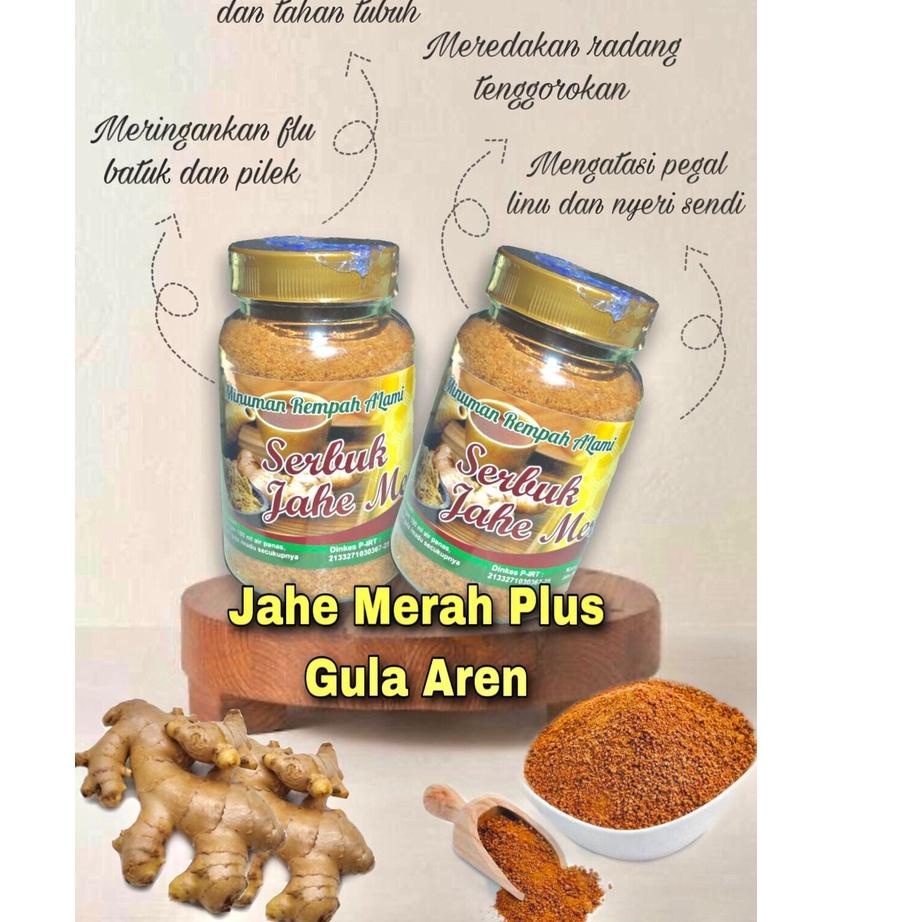 

Cuma hari ini Jahe Merah Plus Gula Aren TOPLES 250gr Siap Seduh JAYYID