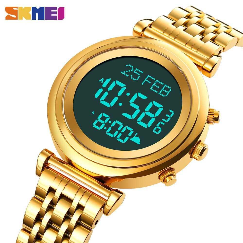 Original SKMEI Jam Tangan Digital Pria Muslim Qibla - 1892