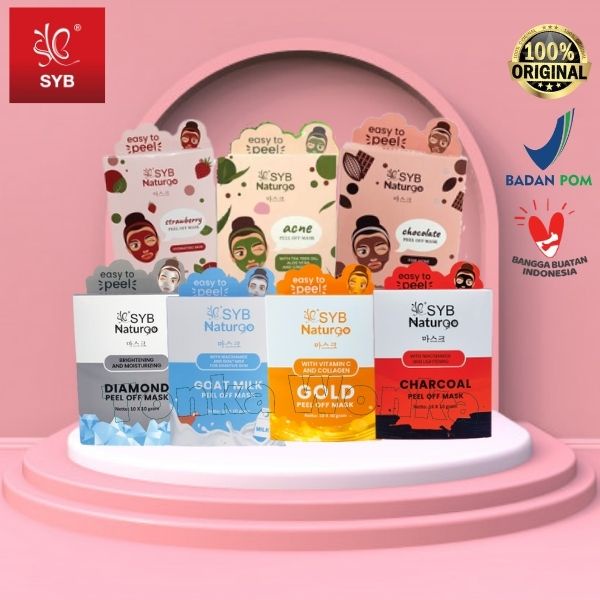 ✨LACIKOSME✨ SYB NATUR90 PEEL OFF MASK - NATURGO MASKER WAJAH BY SYB BPOM ORIGINAL