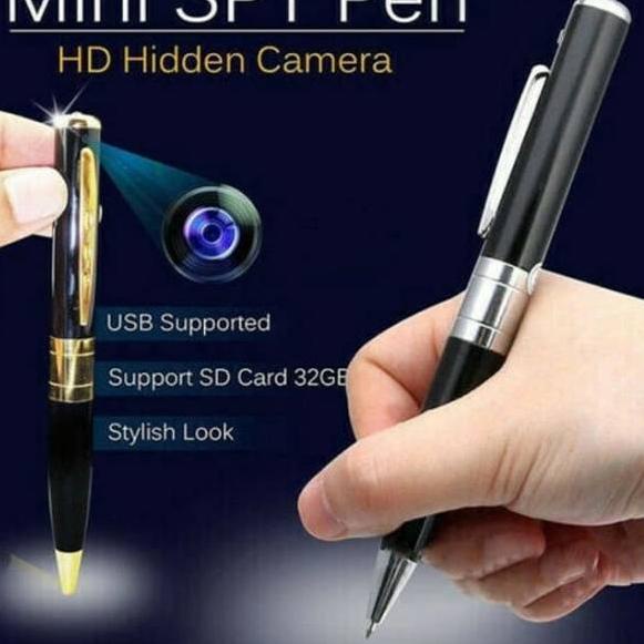 ♩ Pena perekam Suara + kamera spycam voice recorder pen sound recording spy cam  voice recording ♬