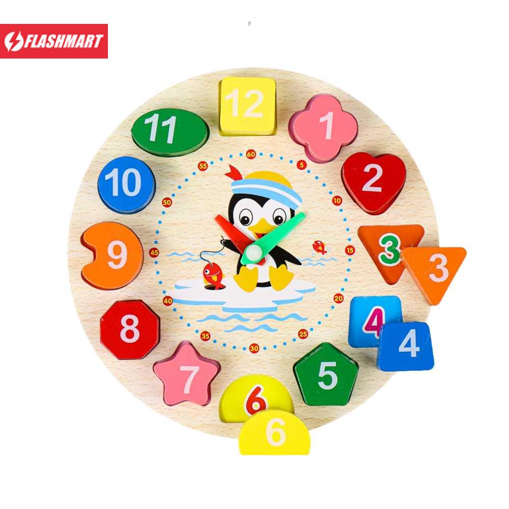 Flashmart Board Game Mainan Edukasi Anak Geometry Number Roulette Match