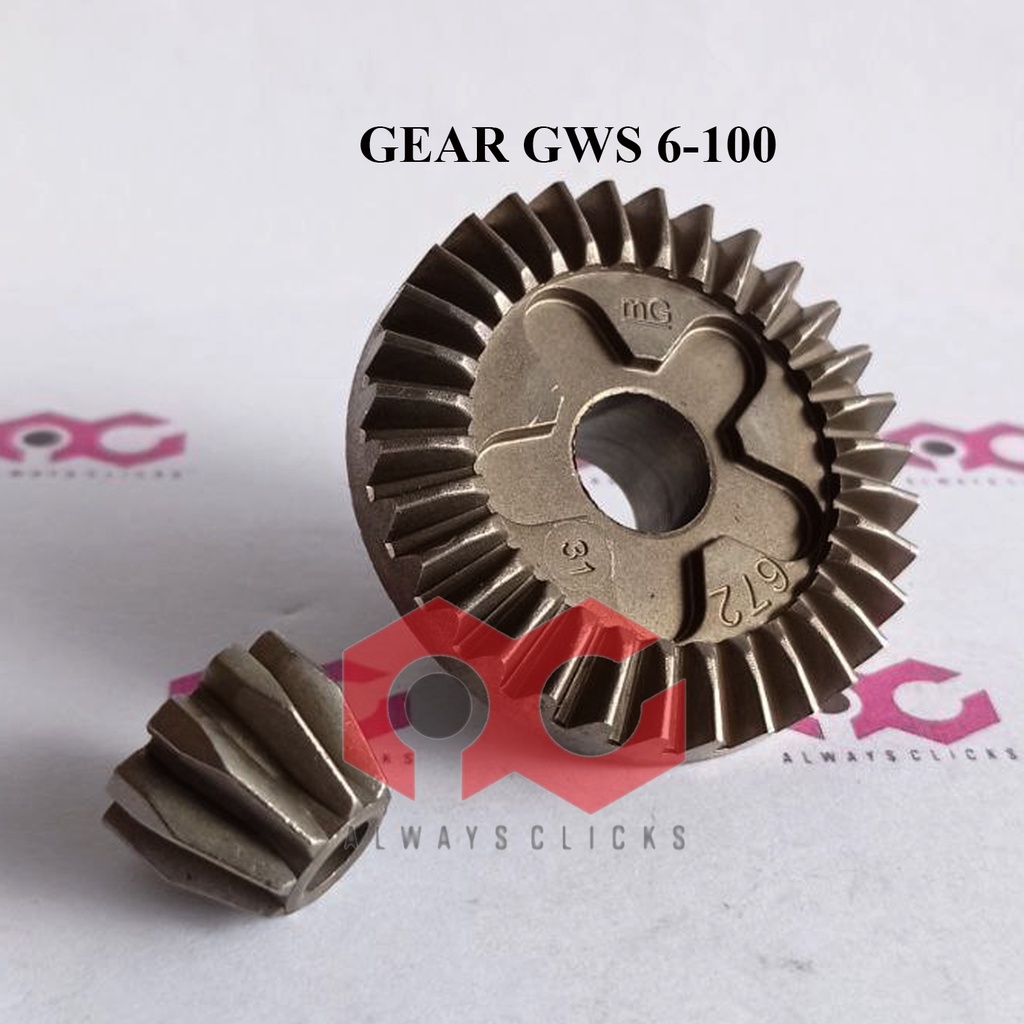 Gear GWS 6100 Gigi Nanas Model Lurus Gerinda Bosch