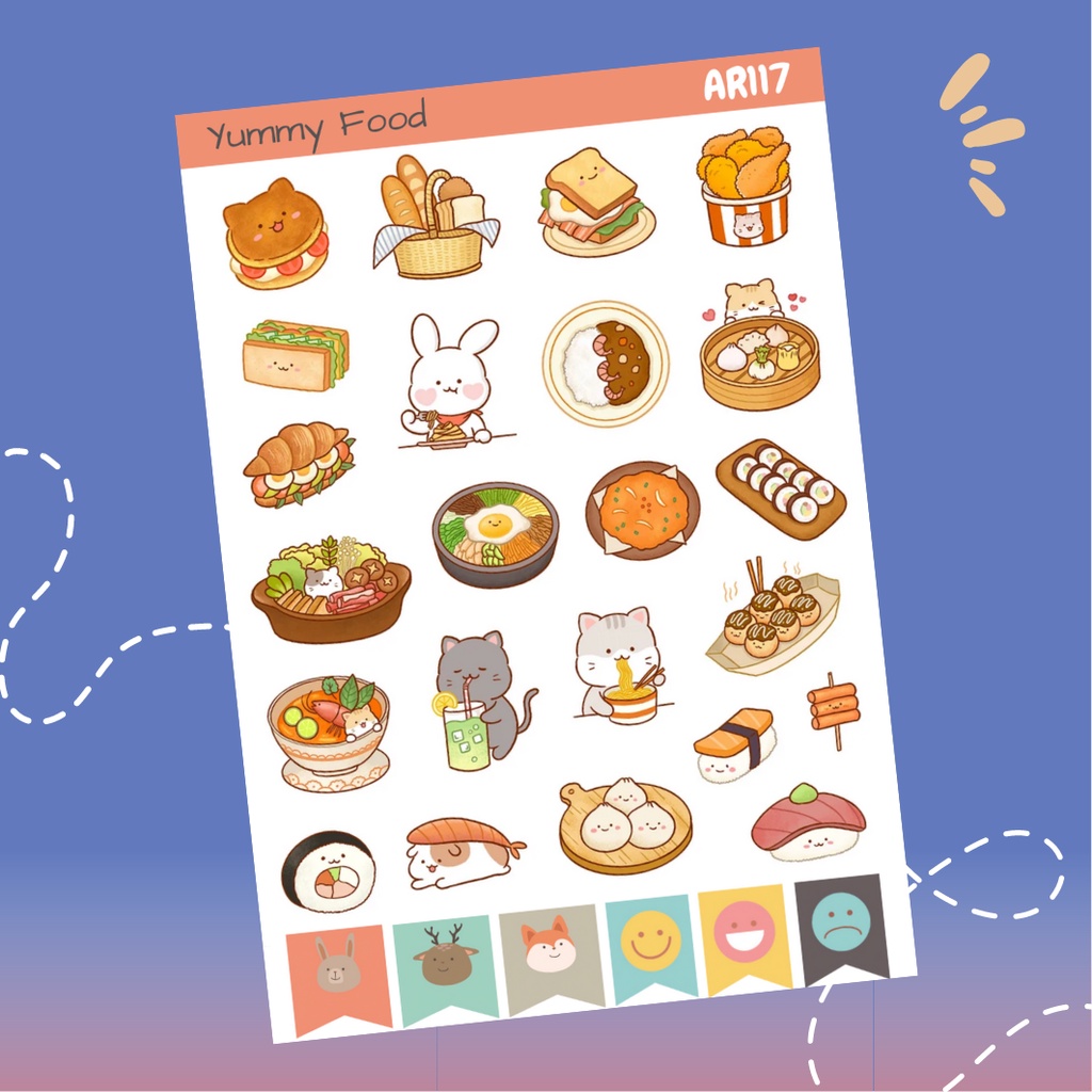 

[DOKI] Stiker Dekorasi Lucu / Sticker Journal / Stiker Aesthetic Memo Sticky Notes Journal Scrapbook Planner - AR117